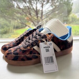 NWT Wales Bonner x adidas Samba ‘Leopard Pony’